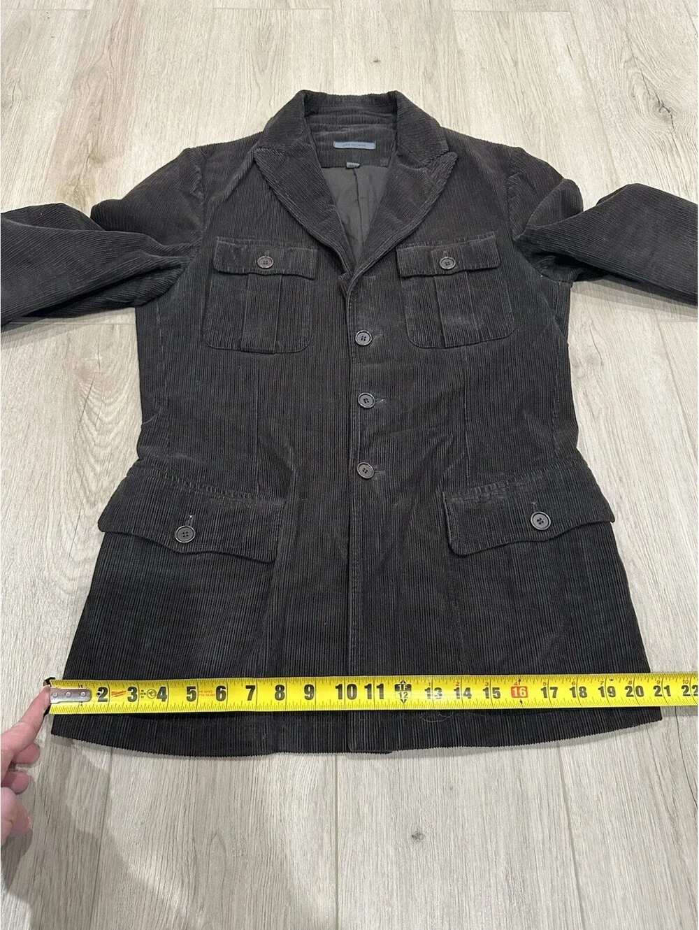 John Varvatos Collection Jacquard Corduroy Jacket Blazer 48EU/38US Made In Italy